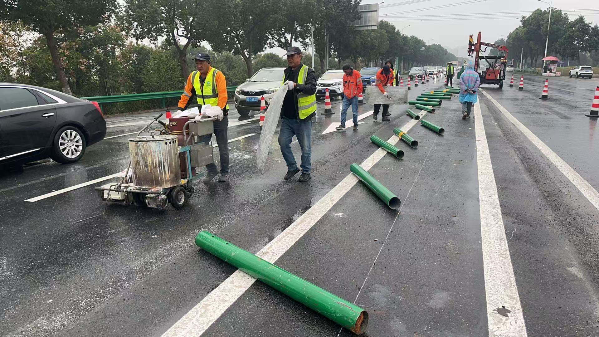 波行护栏安装工程